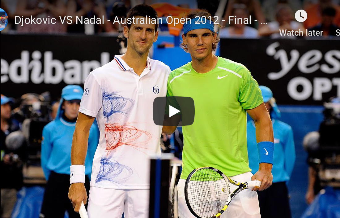 Djokovic VS Nadal Australian Open 2012 Final Full Match